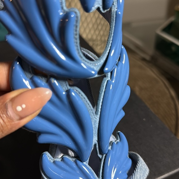 Denim Giuseppe pumps - Picture 8 of 15